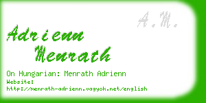 adrienn menrath business card